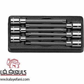 تصویر جعبه بکس NTS-7015 نووا (مجموعه 6 عددی آلنی) drive-socket-wrench-set-NTS-7015-6pcs-nova