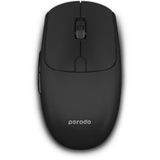 تصویر ماوس Porodo 2 in 1 2.4G Wireless Office Mouse – Black 