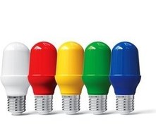 تصویر لامپ LED پارس شعاع توس بلوطی ۱ وات رنگی 