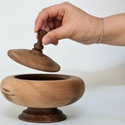 تصویر شکلات خوری چوبی پایه کوتاه 