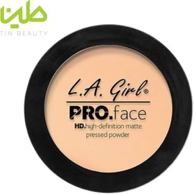 تصویر پنکک فول کاور ال ای گرل شفاف کننده پوست - 602 L A Girl Pro Face Matte Pressed Powder