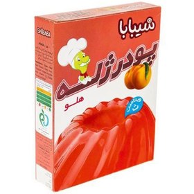 تصویر پودر ژله هلو 100 گرمی شیبابا پودر ژله هلو 100 گرمی شیبابا