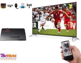 تصویر گیرنده دیجیتال DVB-T2 TV Box با خروجی VGA-AV-HDMI 