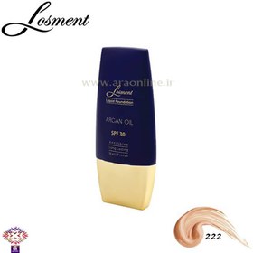 تصویر کرم پودر تیوپی لوسمنت حاوی آرگان و SPF30 شماره 222 حجم 30 میلی لیتر 