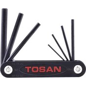 تصویر آچار آلن تاشو T726 توسن 