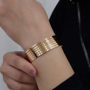 تصویر النگو تخت 3 میل YSX کد 1308 - 3 