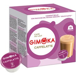 تصویر کپسول قهوه جیموکا کافه لته «دولچه گوستو» | Gimoka Caffè Latte, Dolce Gusto 