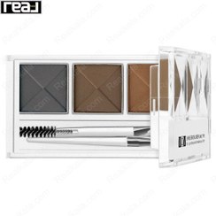 تصویر سایه ابرو سه رنگ وو شماره 101 VOV Shine Brow Liner Cake Type 