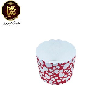 تصویر کاپ کیک کاغذی بسته 25 عددی طرح 5 