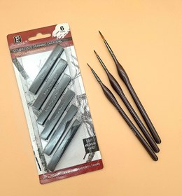 تصویر ذغال طراحی 6 تایی pan wen bo 