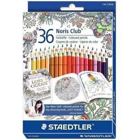 تصویر مداد رنگي 36 رنگ استدلر مدل Noris Club 144 D36JB ا Staedtler Noris Club 144 D36JB Color Pencil Staedtler Noris Club 144 D36JB Color Pencil