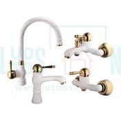 تصویر ست شیرآلات البرز روز مدل مارتین 