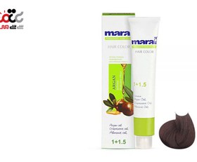 تصویر رنگ موی سری بلوطی مارال حجم ۱۰۰ میلی لیتر - 3-04 آبنوسی (بلوطی تیره) Maral Permanent Hair Chestnut Color 100ml