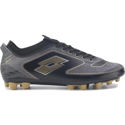 تصویر کفش فوتبال مردانه 3M Barakus Fg 3Fx مشکی مدل 101260572 برند lotto 3M Barakus Fg 3Fx Black Men's Cleats 101260572