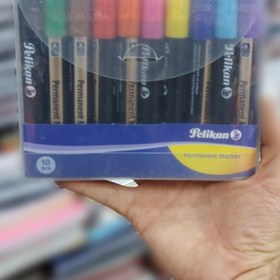 تصویر ماژیک ۱۰ رنگ پلیکان | رنگ ثابت 