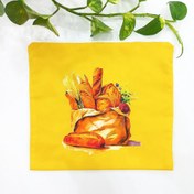 تصویر کیسه نگهداری نان پارچه ای سه لایه زیپ دار( مخصوص یخچال و فریزر)- سایز بزرگ 
