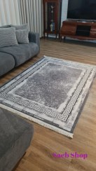 تصویر فرش آشپزخانه طوسی کد H174 