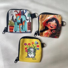 تصویر کیف هندزفری مخمل فانتزی 