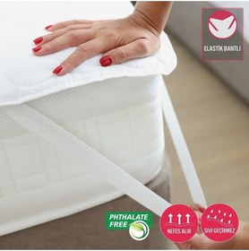 تصویر پوشش ضد آب تشک اکو کامفورت (با بند کشی) برند caretex Eco Comfort Waterproof Mattress Protector Mattress Protector (With Elastic Band)