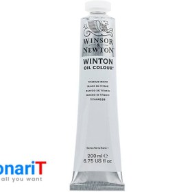 تصویر رنگ روغن وینزور وینتون Titanium White حجم ۲۰۰ میل 
