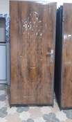 تصویر درب ملامینه با چهار چوب فرانسوی و قفل و لولا | کد 222 