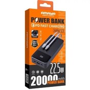 تصویر پاوربانک apw13 آمایا (Amaya) 20 هزار میلی آمپر ساعت 