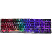 تصویر کیبورد مخصوص بازی RGB سابیت مدل SABIT GK-5200 Gaming keyboard RGB SAbit model SABIT GK-5200