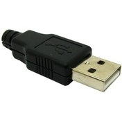 تصویر کانکتور USB نری کاور دار 