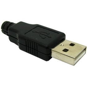 تصویر کانکتور USB نری کاور دار 