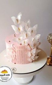 تصویر کیک ترند پروانه ای 