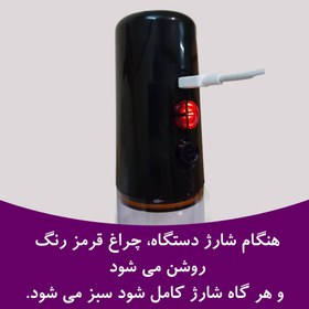 تصویر دستگاه بادکش شارژی،باکیفیت همراه با واشر 