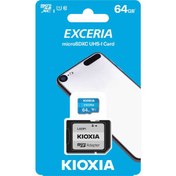 تصویر كارت حافظه میکرو کیوکسیا مدل Exceria U1 C10 100MB/s ظرفيت 64 گيگابايت 