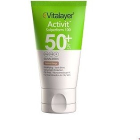 تصویر کرم ضد آفتاب SPF50 پوست چرب اکتی ویت ویتالیر ا Vitalayer SPF50 Activit Sunscreen Cream For Oily Skin 50 ml Vitalayer SPF50 Activit Sunscreen Cream For Oily Skin 50 ml