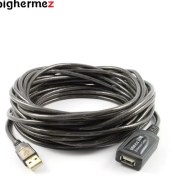 تصویر کابل افرایش USB 2.0 اسکار به طول 10 متر 