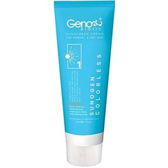 تصویر کرم ضدآفتاب سانوژن ژنوبایوتیک مناسب پوست‌های خشک و حساس | Geno Biotic Sunogen Colorless Sunscreen Cream For Dry and Sensitive Skin ضد آفتاب صورت مدل کرم ضدآفتاب سانوژن ژنوبایوتیک مناسب پوست‌های خشک و حساس | Geno Biotic Sunogen Colorless Sunscreen Cream For Dry and Sensitive Skin خشک و حساس SPF 50 حجم 50 میلی لیتر برند ژنو بایوتیک | Geno Biotic بی رنگ