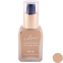 تصویر کرم پودر فاقد چربی لوسمنت با SPF30 شماره L216 حجم 30 میلی لیتر Losment Oil Free Liquid Foundation SPF30 L216