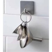 تصویر قیف نقلی مارک شنگیا اصلی وارداتی ساخت چین جنس استیل درجه یک ست سه سایزی با فرچه قیف شور 