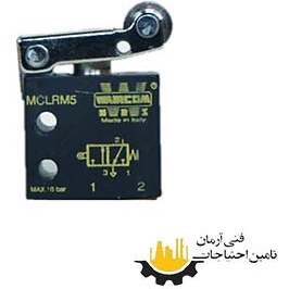 تصویر میکروسوییچ 3/2غلطکی WAIRCOM سایز M5 مدل MCLR/M5 