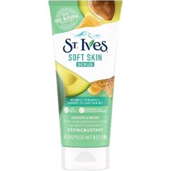 تصویر اسکراب صورت St. Ives مدل Soft Skin ‫حاوی عصاره آووکادو و عسل حجم 170 گرم 