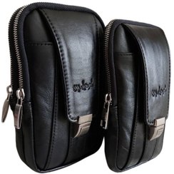 تصویر کیف کراس بادی بهراد مردانه با یراق نقره ای و زنانه با یراق طلایی 