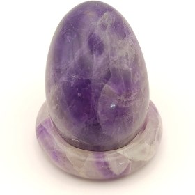 تصویر آمیتیست تخم مرغی 