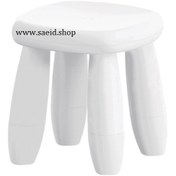 تصویر صندلی چهار پایه ایمن آب سفید 4 پایه حمام سرویس بهداشتی 