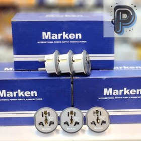 تصویر تبدیل سه به دو 16 آمپر مرکان تبدیل سه به دو 16 آمپر مرکان