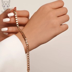 تصویر دستبند ژوپینگ طرح کارتیر cartier bracelet flat chain