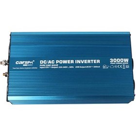 تصویر اینورتر خورشیدی 3000 وات سینوسی کارسپا Carspa-p3000U Pure Sine Wave Inverter CarSPA 3000W