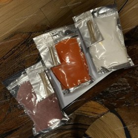 تصویر پودر پارافین در 9 رنگ 