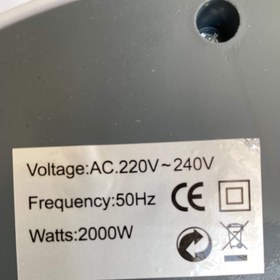 تصویر فن هیتر برقی HJEA HJ-120 2000W بخاری برقی