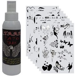 تصویر اسپری تاتو موقت پکیج دخترانه 