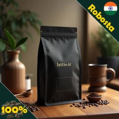 تصویر قهوه ربوستا پی بی هند | غلظت و کافئین دوچندان در هر دانه 