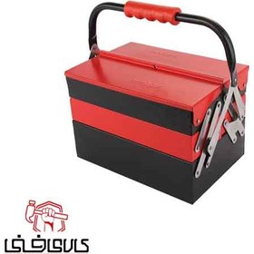 تصویر جعبه ابزار آروا مدل 4703 فلزی ۳ طبقه سایز ۳۰ سانت 